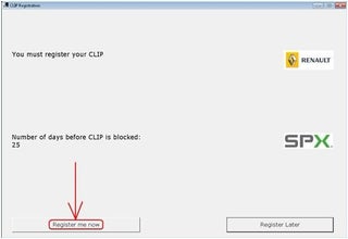 clip registration keygen renault